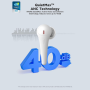 Ecouteurs Bluetooth 1MORE ComfoBuds Pro - Réduction de Bruit à 40 dB - Blanc